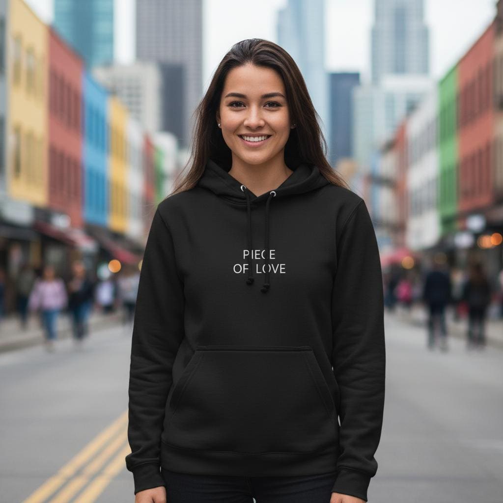 Unisex Ringspun Cotton Blend Hoodie | JustHoods JH001