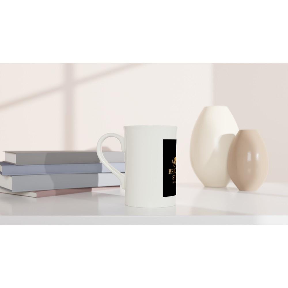 White 10oz Porcelain Slim Mug