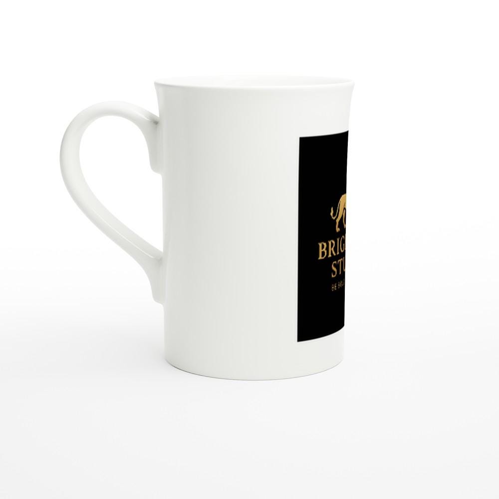 White 10oz Porcelain Slim Mug