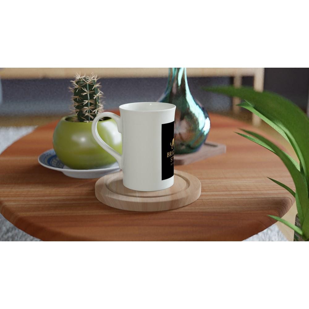 White 10oz Porcelain Slim Mug